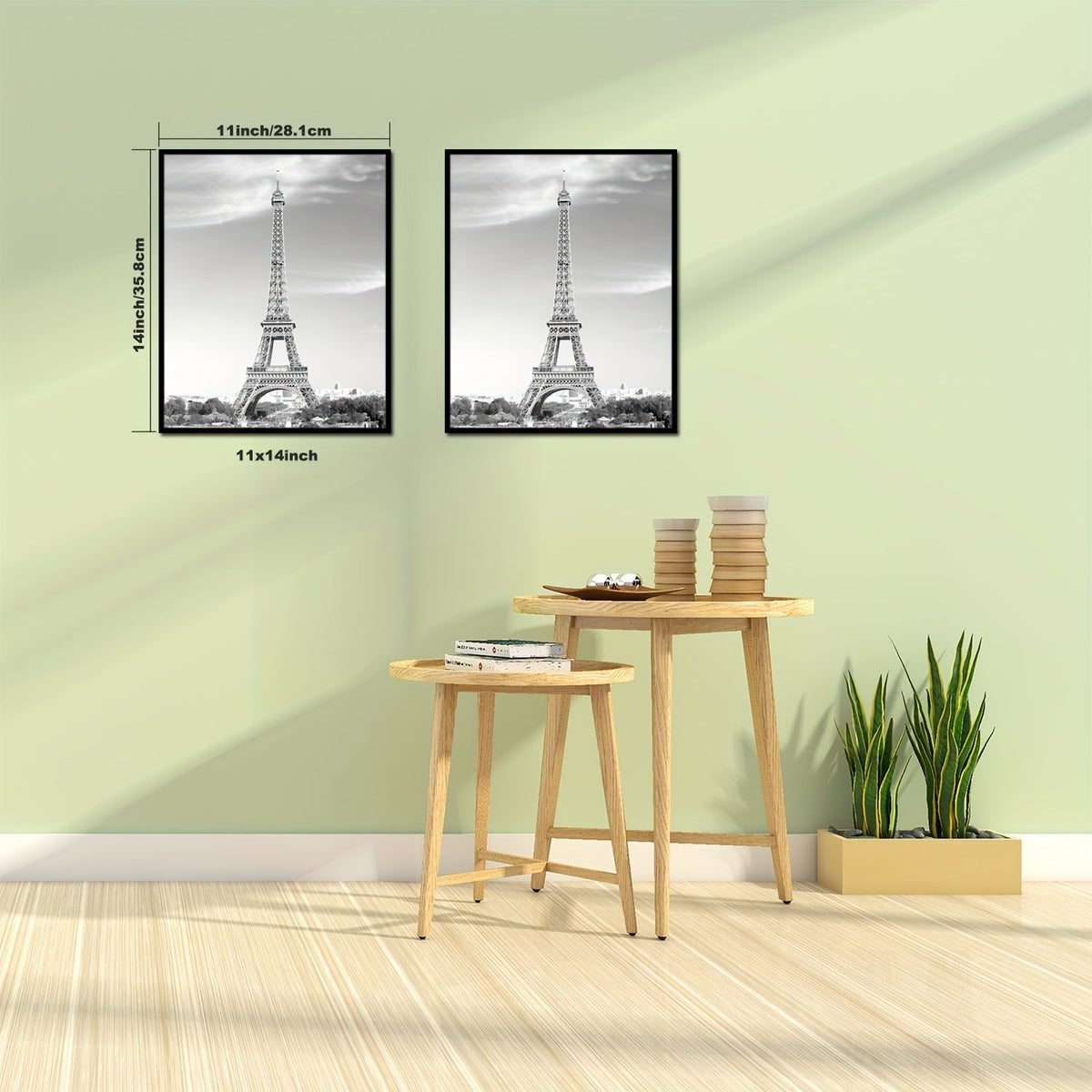 Vada | Photo Frames Set | Black Wall Frames for Posters & Art | 2 Pack