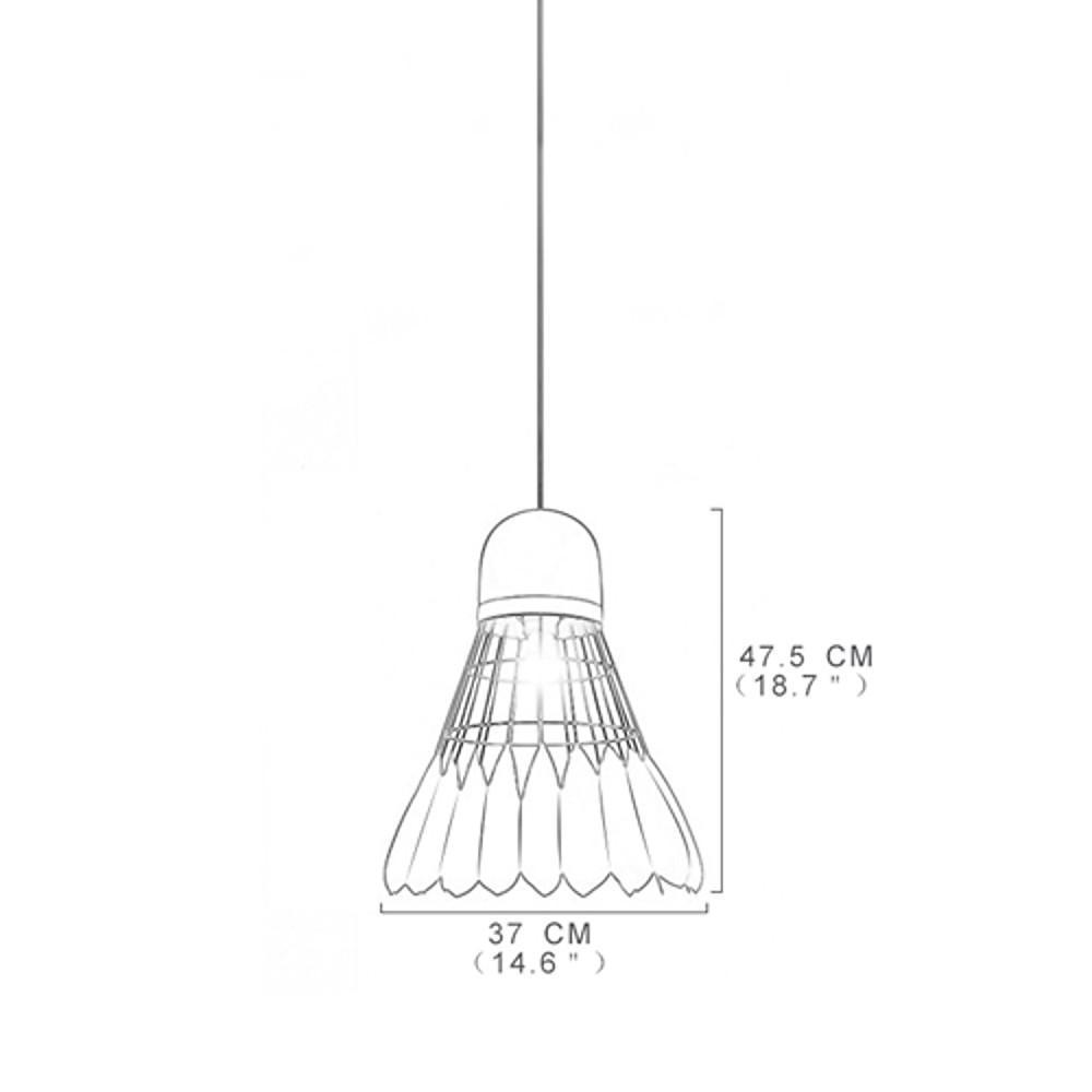 Ottoline | Industrial Pendant Lamp | 1-Light, Metal Geometric | Kitchen Ceiling