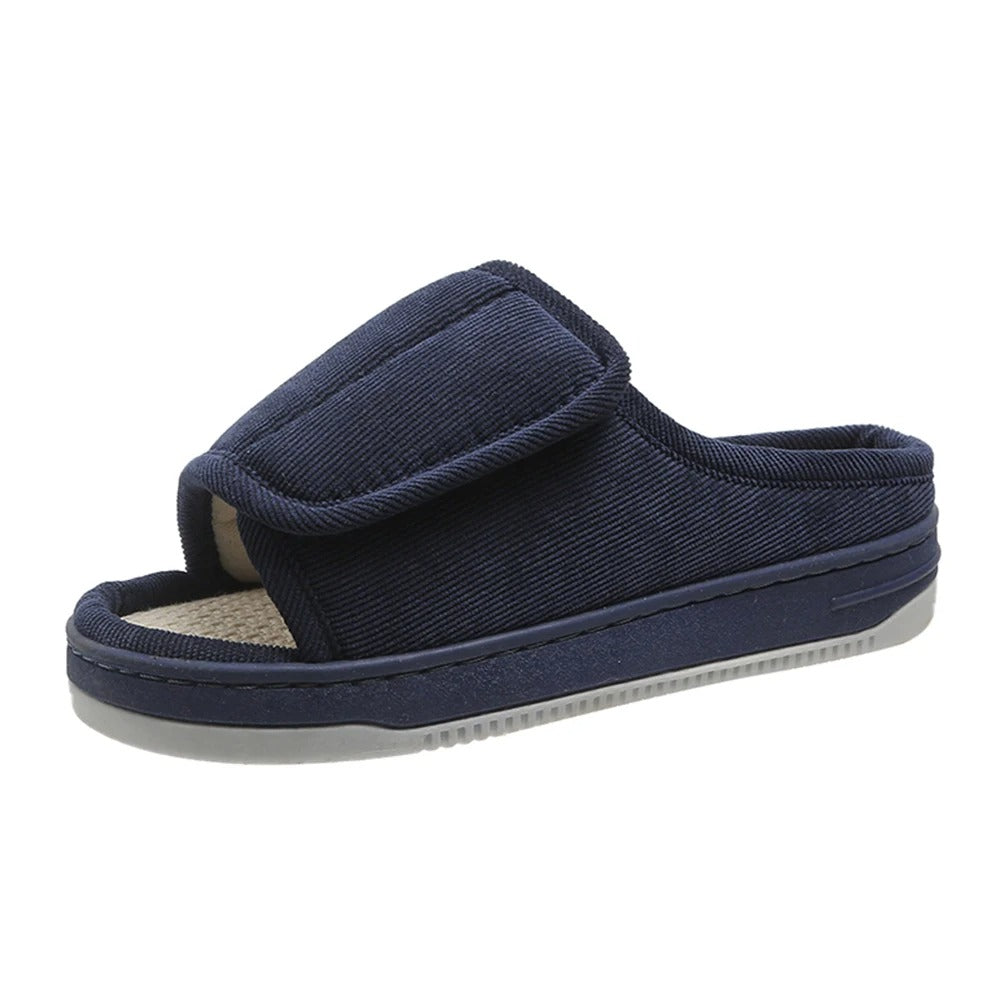 Orthopedic Slippers Women Extra Wide Adjustable Open Toe Non Slip