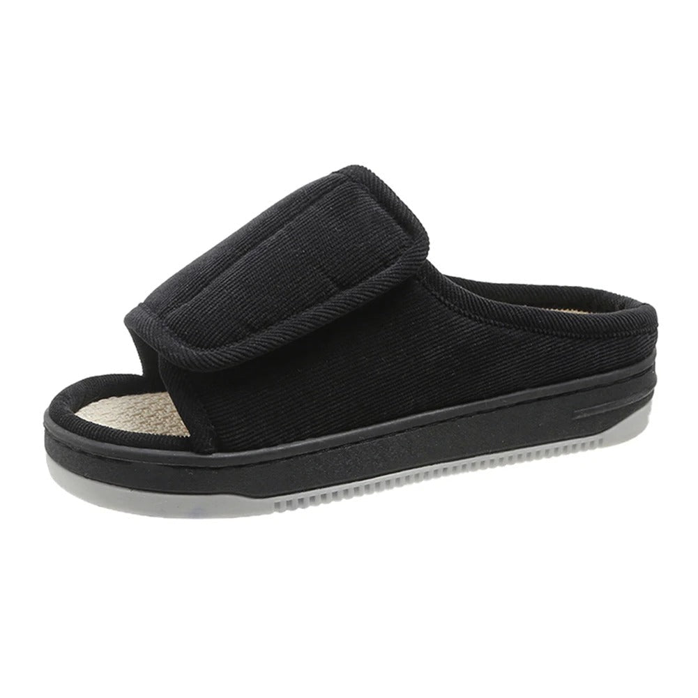Orthopedic Slippers Women Extra Wide Adjustable Open Toe Non Slip