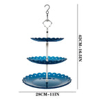 Quinn | Bird Feeder & Bird Bath Combo | 3-Tier Hanging, Weather-Resistant