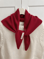 Anouk | Triangle Knit Scarf | Wool Blend, Versatile & Warm | Women's