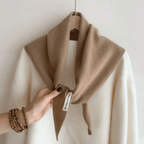 Anouk | Triangle Knit Scarf | Wool Blend, Versatile & Warm | Women's
