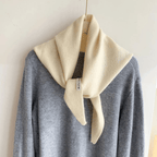 Anouk | Triangle Knit Scarf | Wool Blend, Versatile & Warm | Women's