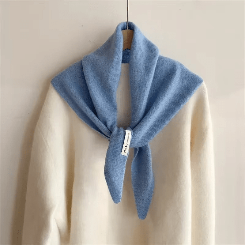 Anouk | Triangle Knit Scarf | Wool Blend, Versatile & Warm | Women's