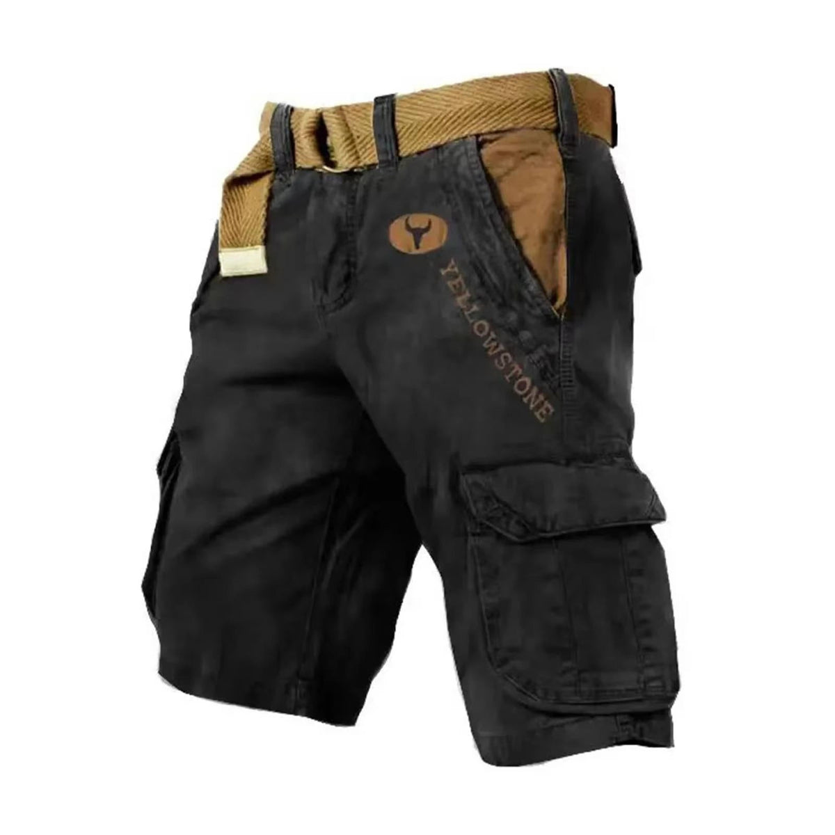 Edith | Men's Cargo Shorts | Multi-Pocket, Stretch Fit | Cotton