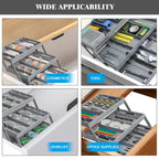 Aria | Drawer Organizer | 3-Tier, Foldable, Multi-Compartment