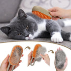 Valentina | Pet Steam Grooming Brush | 3-in-1, Deshedding, Massage Spray