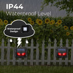 Thea | Solar Ultrasonic Animal Repellent | 2-Pack, Weatherproof | Pest Control