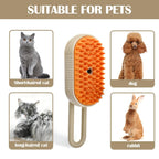 Valentina | Pet Steam Grooming Brush | 3-in-1, Deshedding, Massage Spray