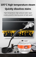 Dahlia | Steam Cleaner 2800W | High Pressure, Kitchen & Car | Chemical-Free
