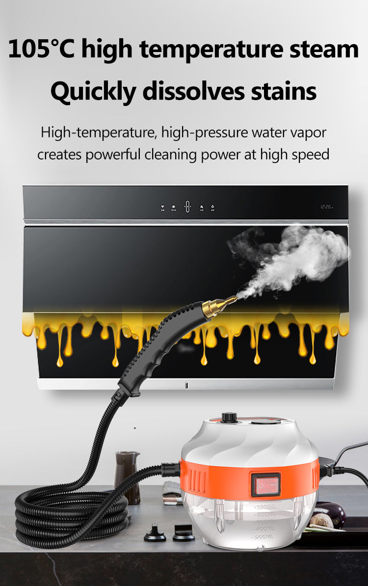 Dahlia | Steam Cleaner 2800W | High Pressure, Kitchen & Car | Chemical-Free