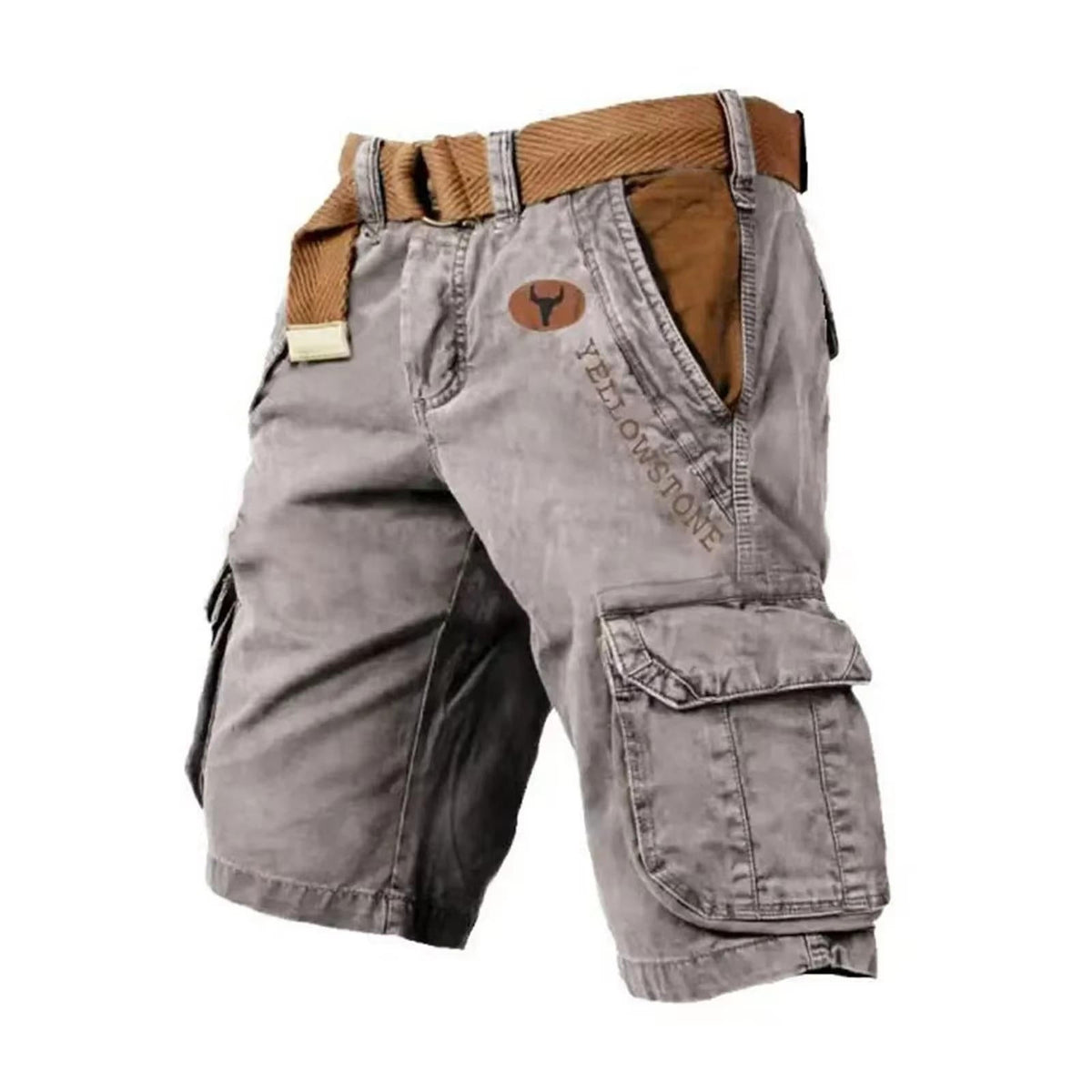 Edith | Men's Cargo Shorts | Multi-Pocket, Stretch Fit | Cotton