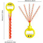 Halle | Bubble Wand | 32-Hole Smiling Face Design | Kids Outdoor Toy