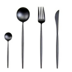 Marlow | Cutlery Set 24-Piece | Gold & Silver Stainless Steel | Luxury Dining