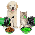 Reva | Pet Water Bottle and Feeder | 2-in-1 Collapsible | 350ml, Food-Grade Silicone