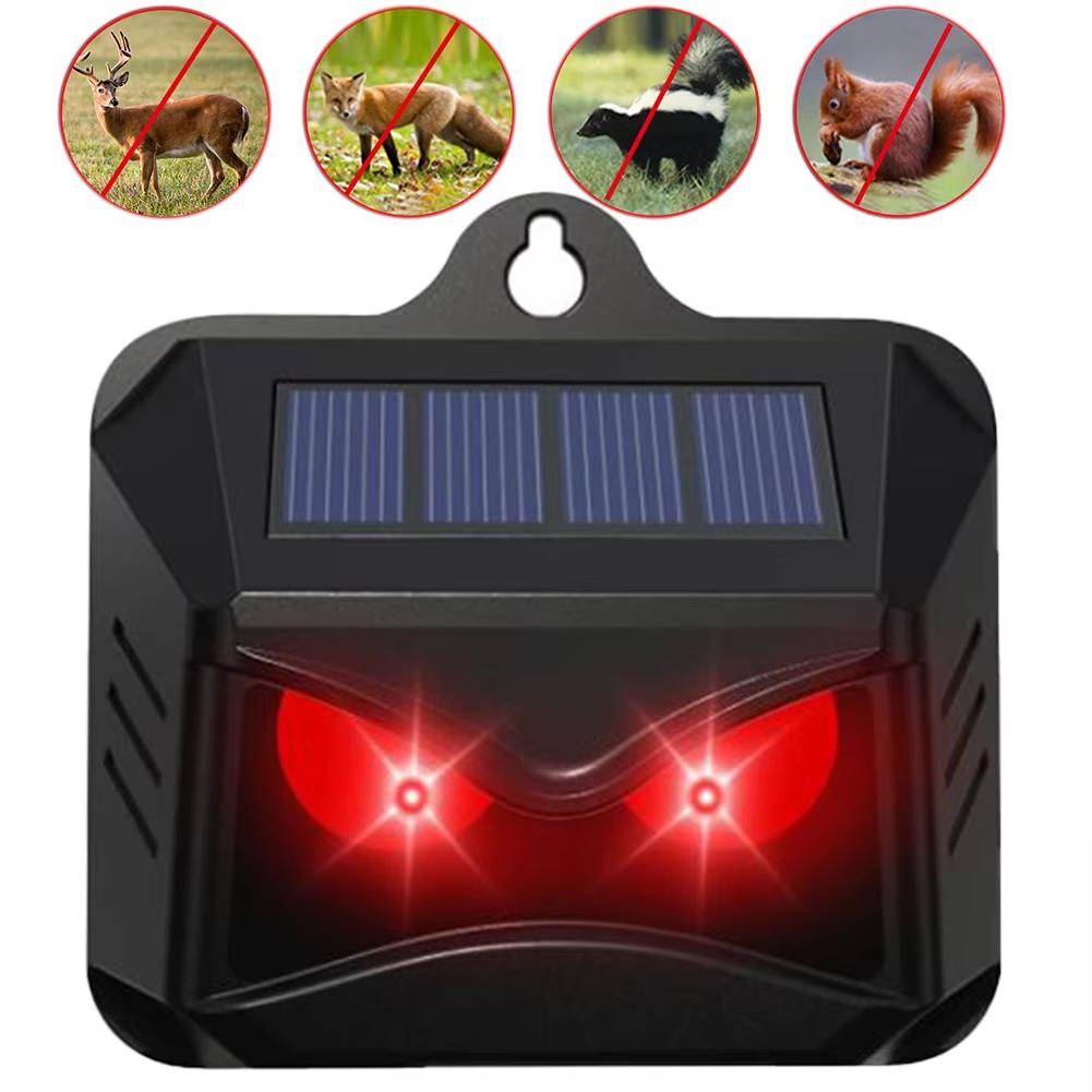 Thea | Solar Ultrasonic Animal Repellent | 2-Pack, Weatherproof | Pest Control