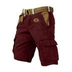 Edith | Men's Cargo Shorts | Multi-Pocket, Stretch Fit | Cotton