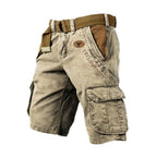 Edith | Men's Cargo Shorts | Multi-Pocket, Stretch Fit | Cotton