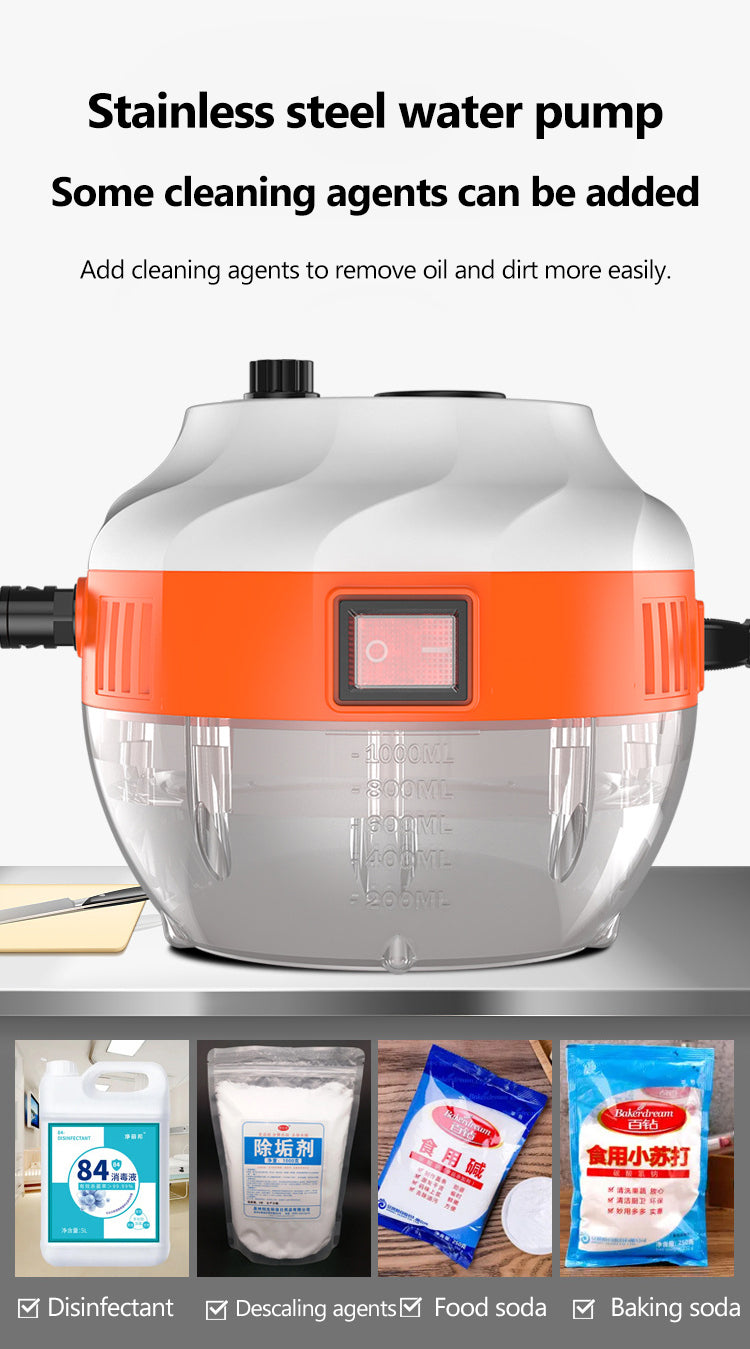 Dahlia | Steam Cleaner 2800W | High Pressure, Kitchen & Car | Chemical-Free
