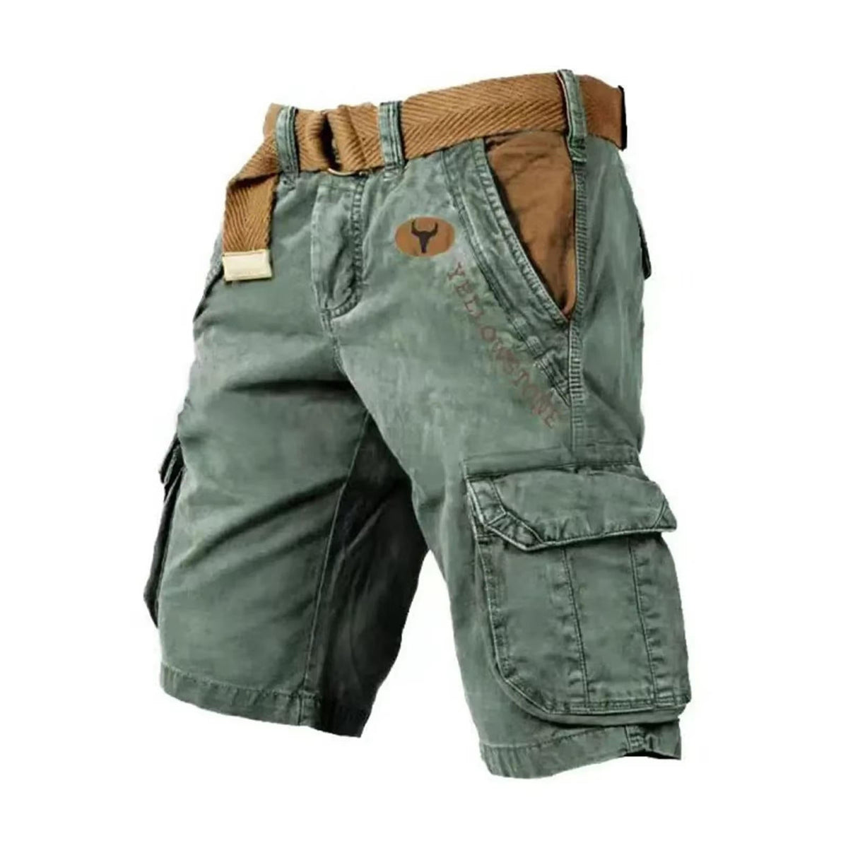 Edith | Men's Cargo Shorts | Multi-Pocket, Stretch Fit | Cotton