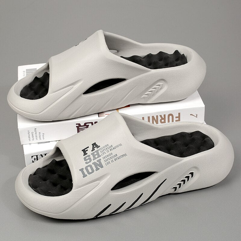 Thalia | Unisex Massage Slippers | Orthopedic, Non-Slip, Cushioned