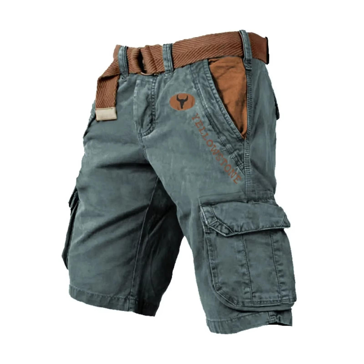 Edith | Men's Cargo Shorts | Multi-Pocket, Stretch Fit | Cotton