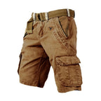Edith | Men's Cargo Shorts | Multi-Pocket, Stretch Fit | Cotton