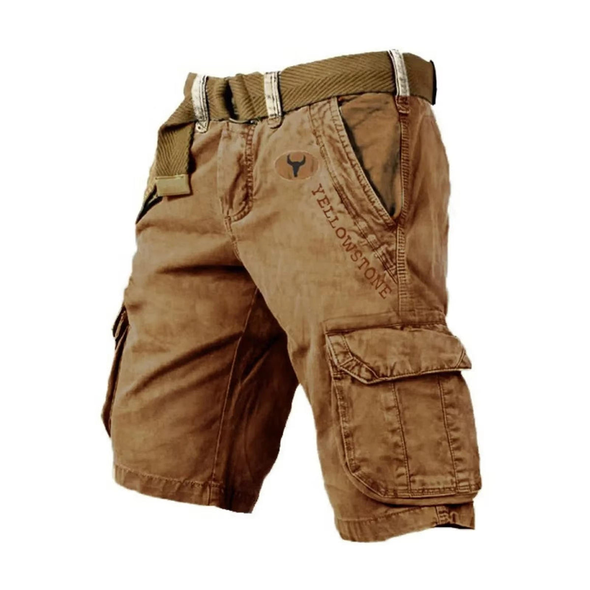 Edith | Men's Cargo Shorts | Multi-Pocket, Stretch Fit | Cotton