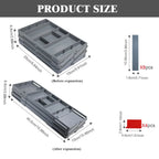 Aria | Drawer Organizer | 3-Tier, Foldable, Multi-Compartment