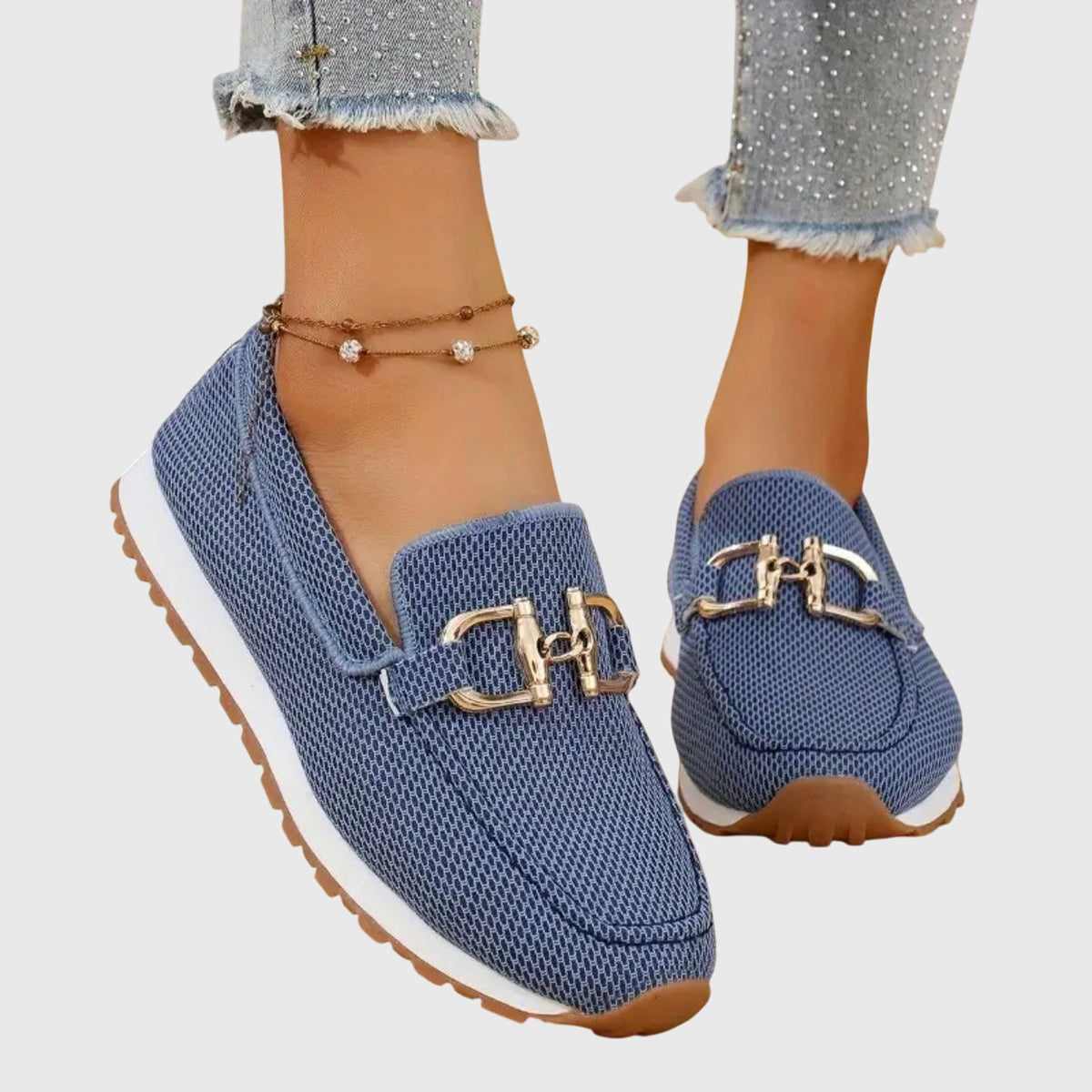 Calla | Women's Orthopedic Loafers | Cushioned, Non-Slip | Horsebit Detail