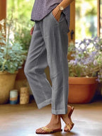 Linen Pants Women Relaxed Fit Lightweight Wide Leg | Reva
