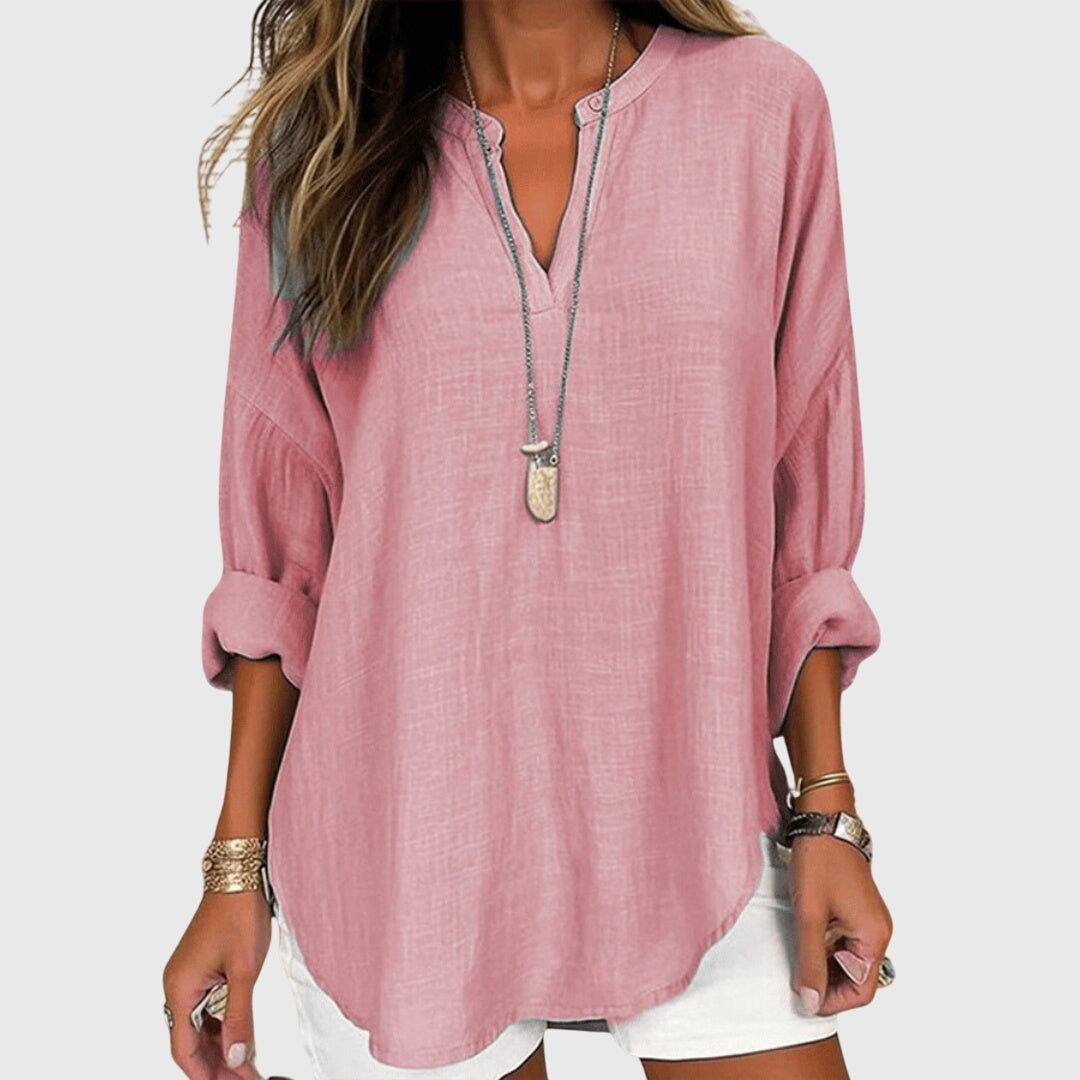 Embla | Women's Beach Shirt | Flowy, Long Sleeve, Relaxed Fit