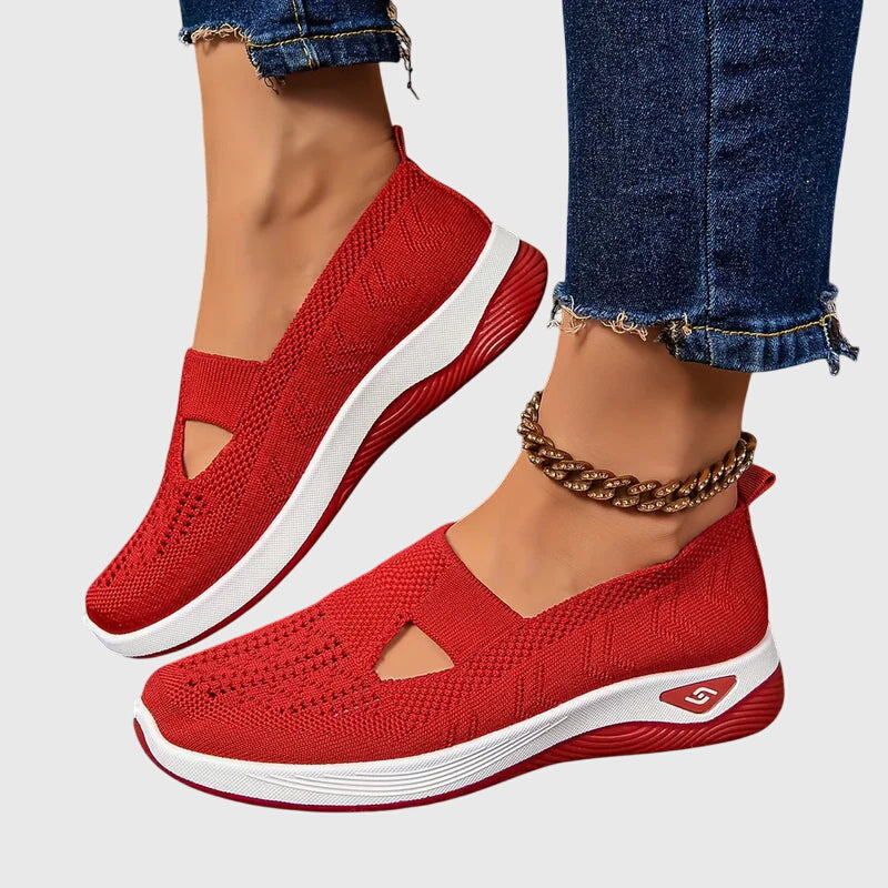 Greta | Women's Orthopaedic Slip-On Shoes | Knitted, Cushioned Sole, All-Day Comfort