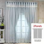 Saoirse | Embroidered Curtain Panels | Elf & Fairy Design, Light-Filtering | Set of 2 with Rings
