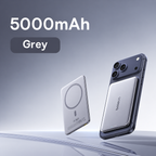 Power Bank Magnetic 5000mAh Wireless Slim iPhone Samsung Compatible