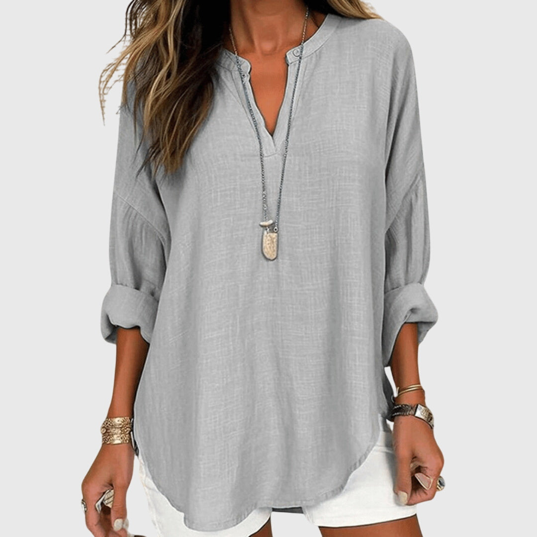 Embla | Women's Beach Shirt | Flowy, Long Sleeve, Relaxed Fit