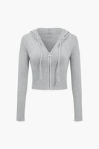 Women 2 Piece Knit Hoodie Flared Pants Set