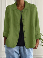 Ondine | Women's Light Blouse | Transitional Weather Top | Loose Fit