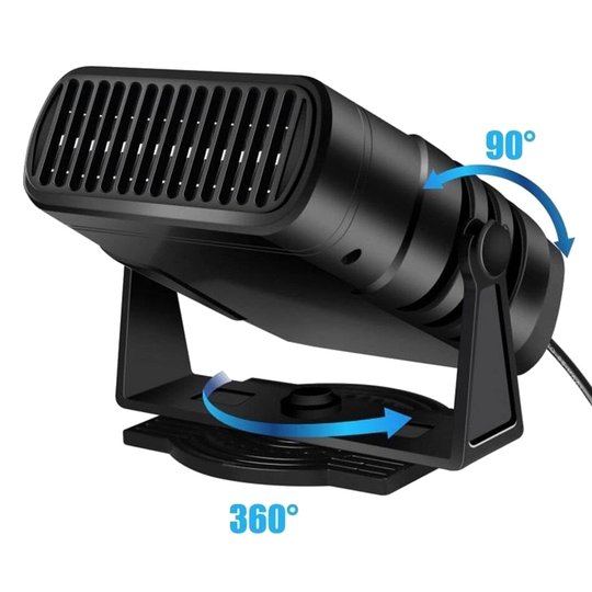 Juno | Car Heater 12V | Portable, 360° Rotating | Defroster & Fan