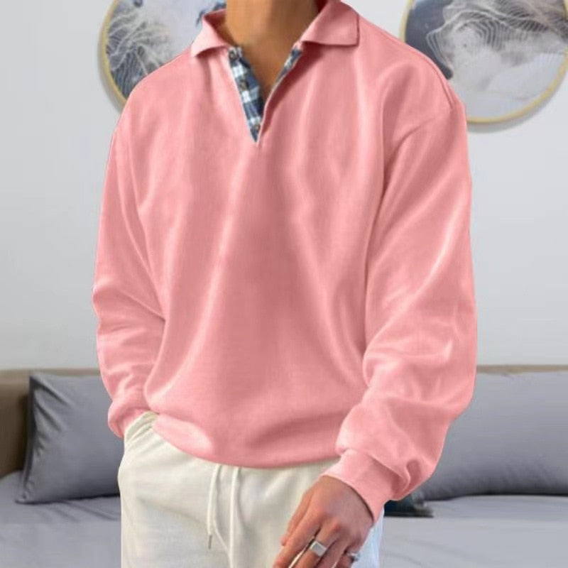 Men Sweater Classic Crewneck