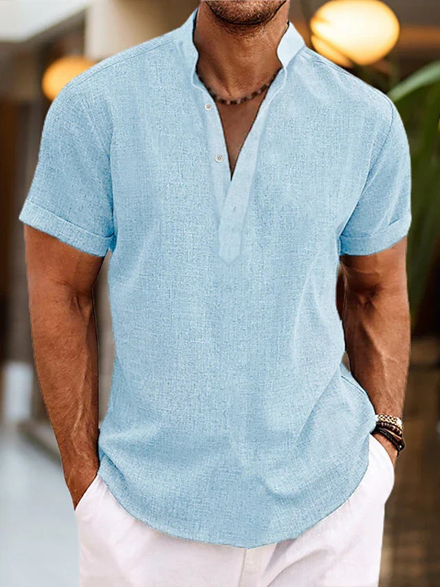 Men collared shirt regular fit available in multiple colors