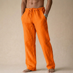 Greta | Men's Linen Trousers | Lightweight, Breathable | Tailored Fit