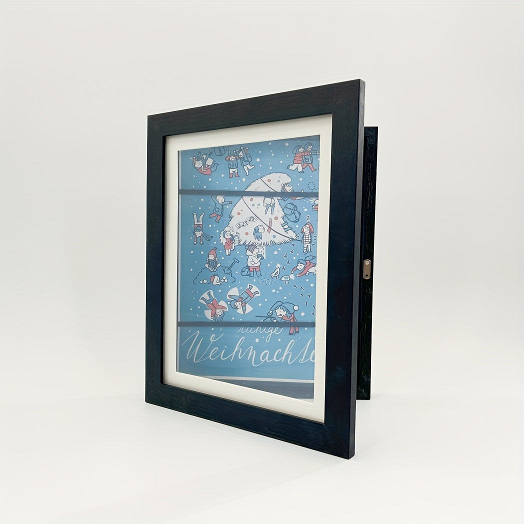 Sorrel | Children's Art Frame | A4 Front Opening, Flip Frame | Wood