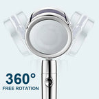 Lyra | Shower Head | 360° Rotatable, High Pressure | Water Saving