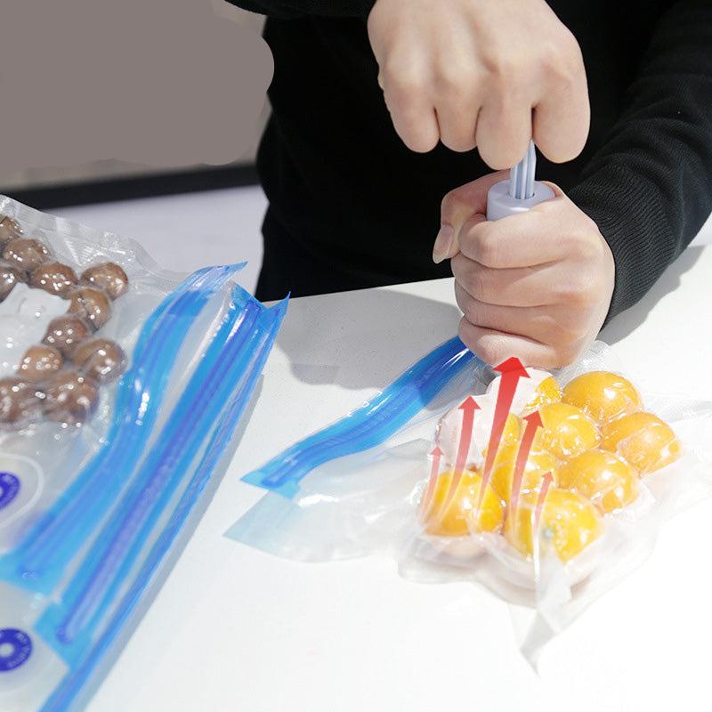 Cleo | Vacuum Storage Bags | Reusable, Food Fresh Keeper | PA+PE, 4 Sizes