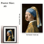 Neela | Bathroom Wall Poster | Funny, Waterproof | 15.7"x11.4"