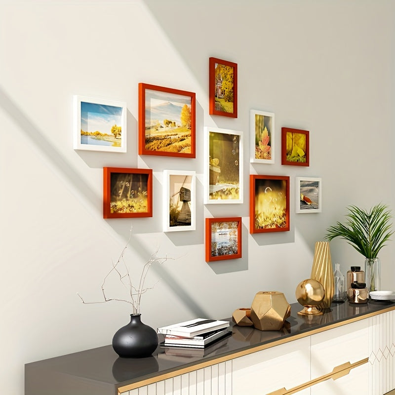 Vera | Photo Frame Set | 11-Piece Gallery Wall, Drill-Free | Classic Style