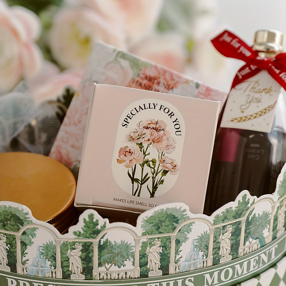 Leah | Scented Candle | Carnation Fragrance, Decorative Gift | Paraffin