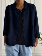Ondine | Women's Light Blouse | Transitional Weather Top | Loose Fit